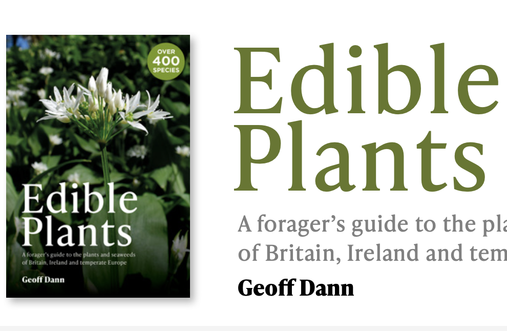Edible Plants a New Book by Geoff Dann Garden House Brighton